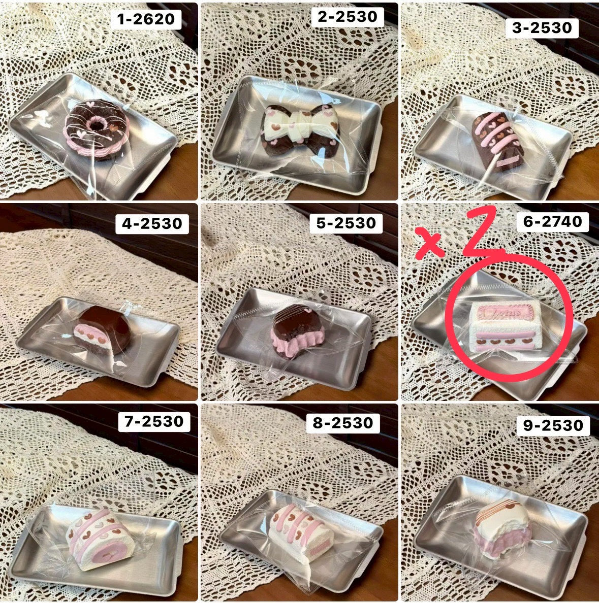 ニキ様 6.6 計2点 5480