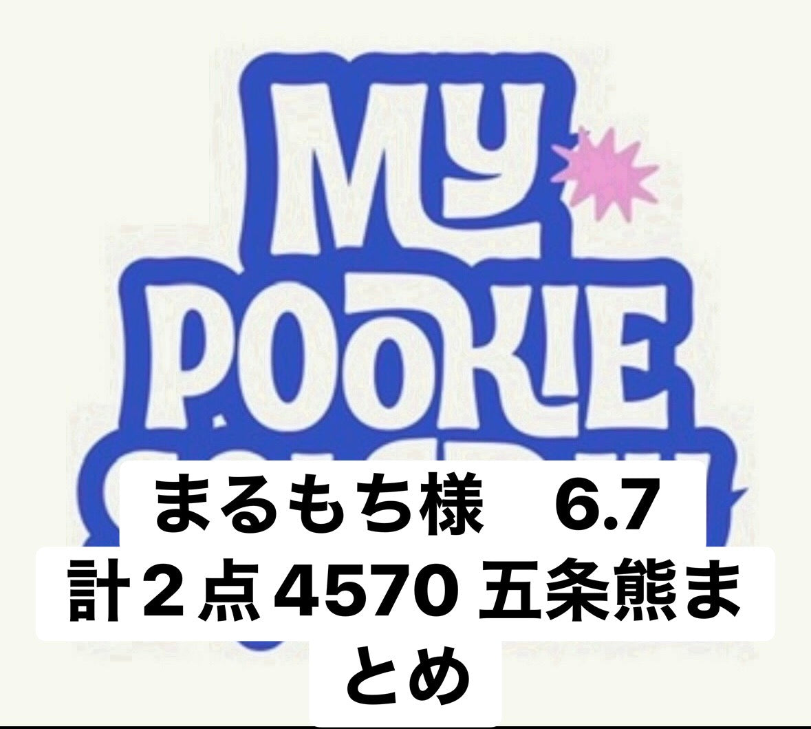 まるもち様　6.7 計2点4570 五条熊まとめ