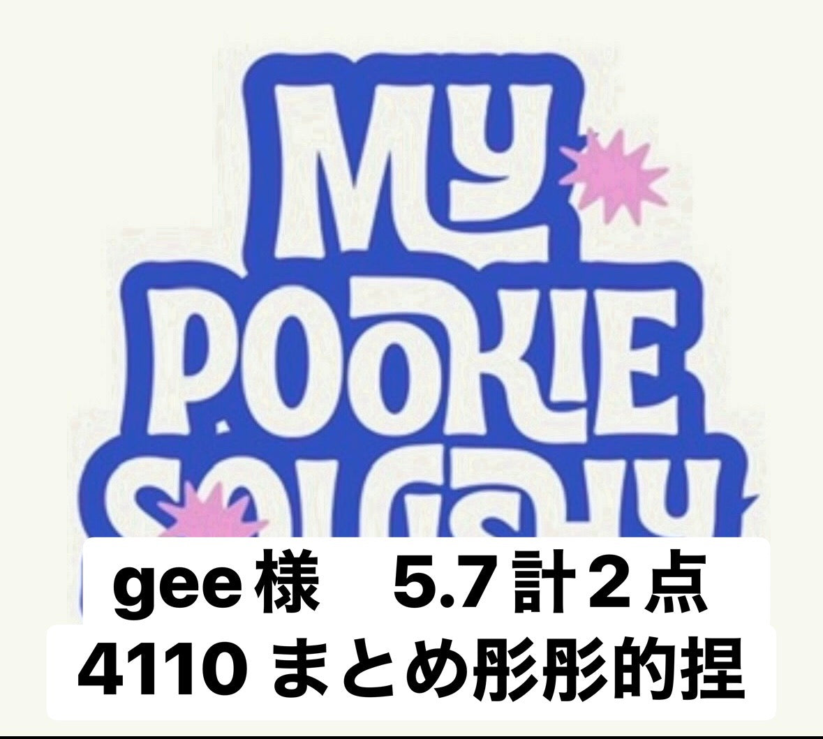 gee様　5.7計2点  4110 まとめ彤彤的捏