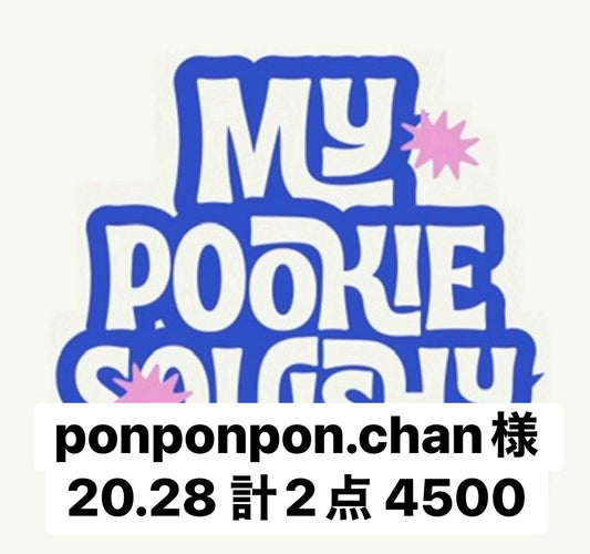 ponponpon.chan様 20.28 計2点 4500