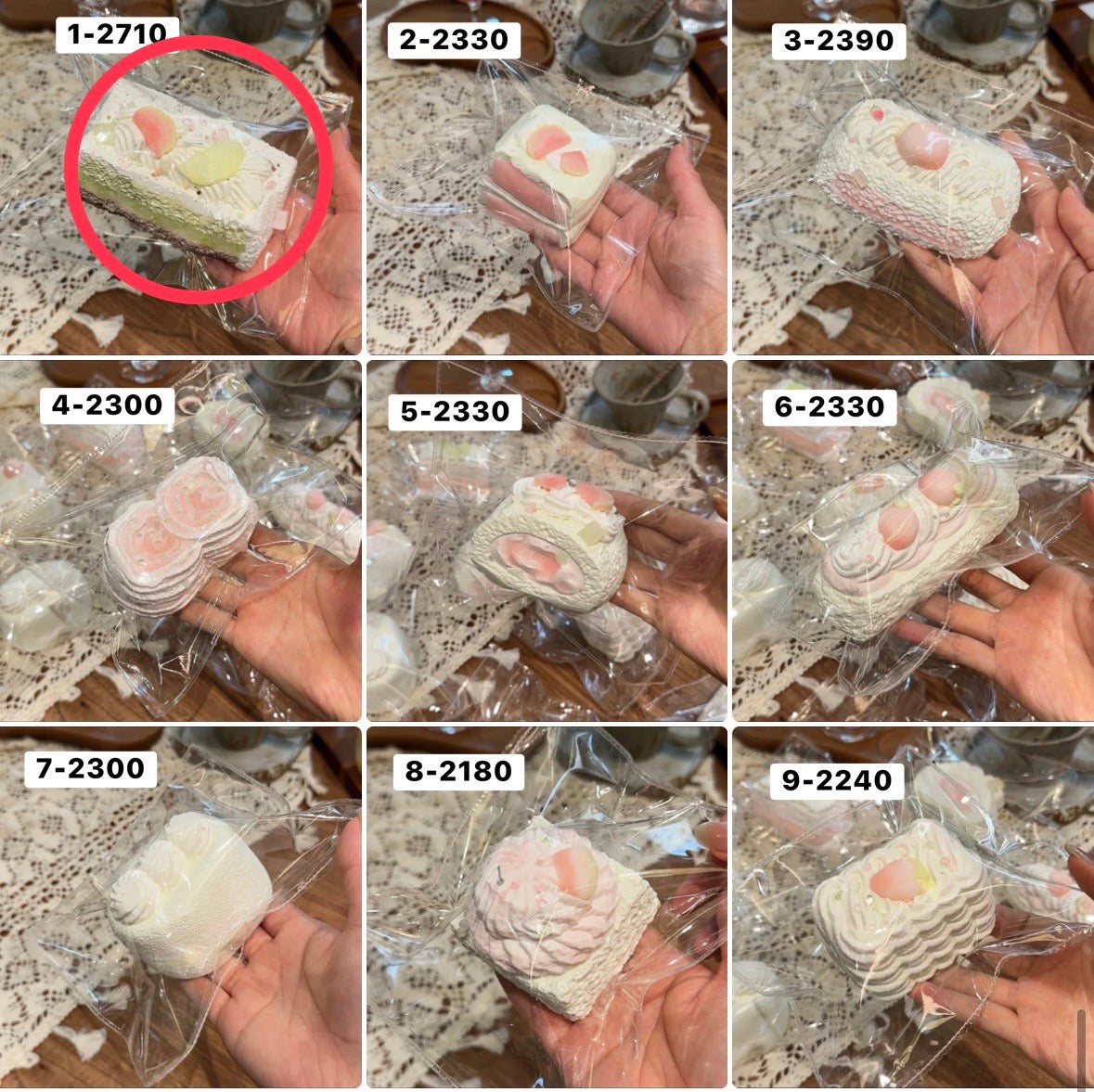 MouMou様　
sunun 11 計1点 2100
Mokkチョコ　1.5 計2点 5330
Mokkグァバ   1 計1点　2710
おまとめ　10140