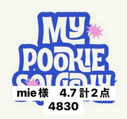 mie様　4.7 計2点 4830