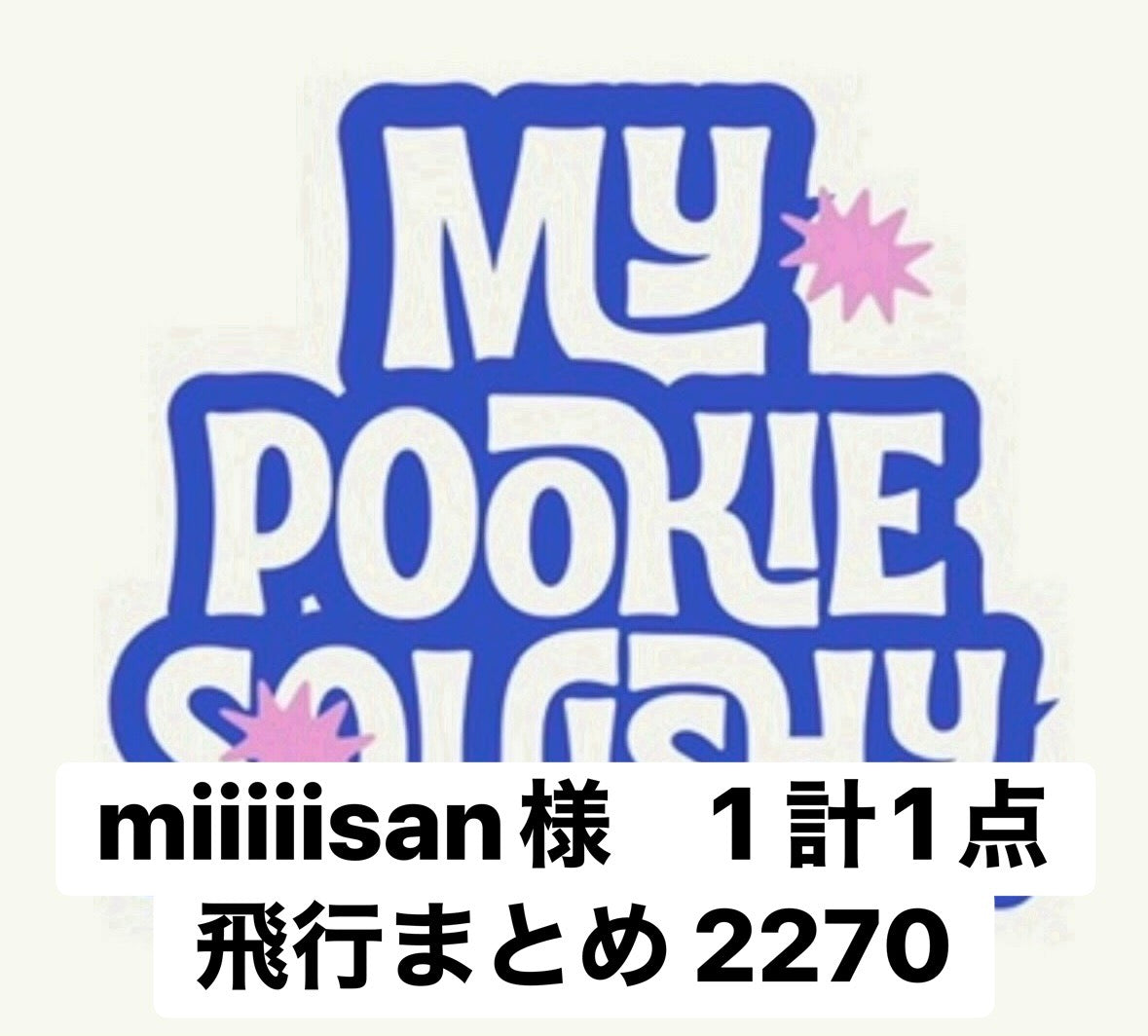 miiiiisan様　1 計1点　飛行まとめ 2270