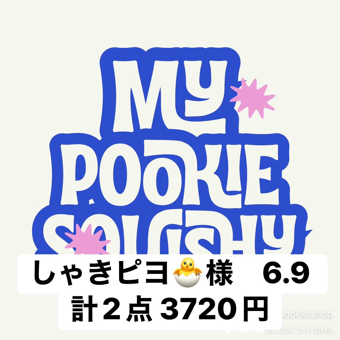 しゃきピヨ🐣様　6.9 計2点 3720円