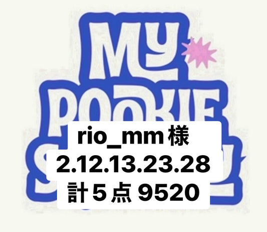 rio_mm様　2.12.13.23.28 計5点 9520