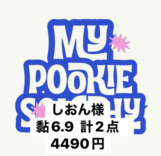 しおん様
黏6.9  計2点   4490円