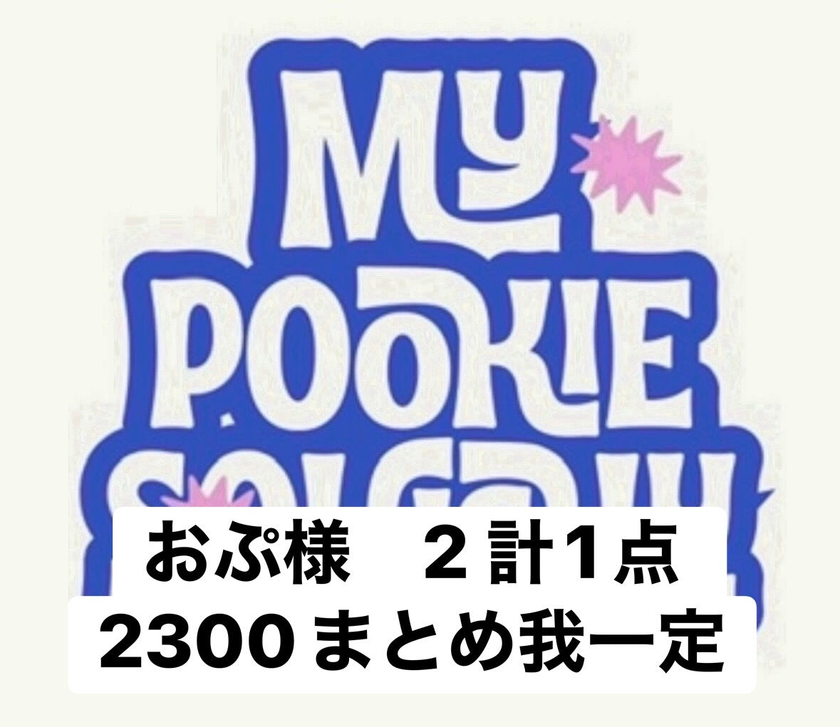おぷ様　2 計1点 2300