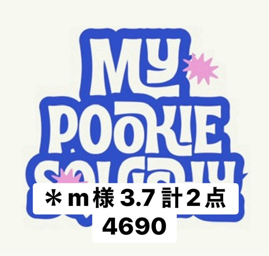 ＊m様 3.7 計2点 4690