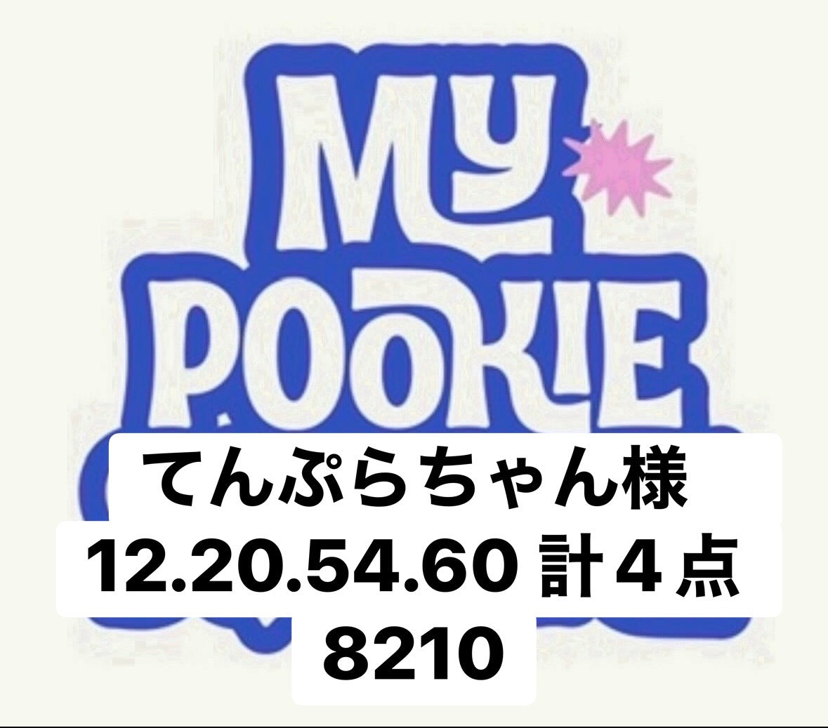 てんぷらちゃん様　12.20.54.60 計4点　8210