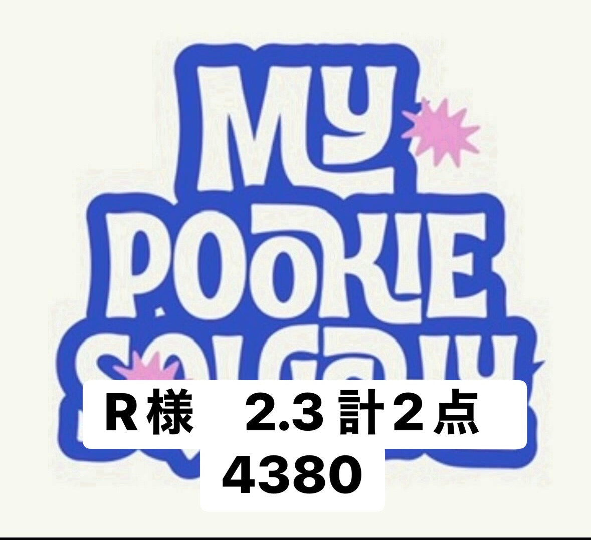 R様　2.3 計2点　4380
