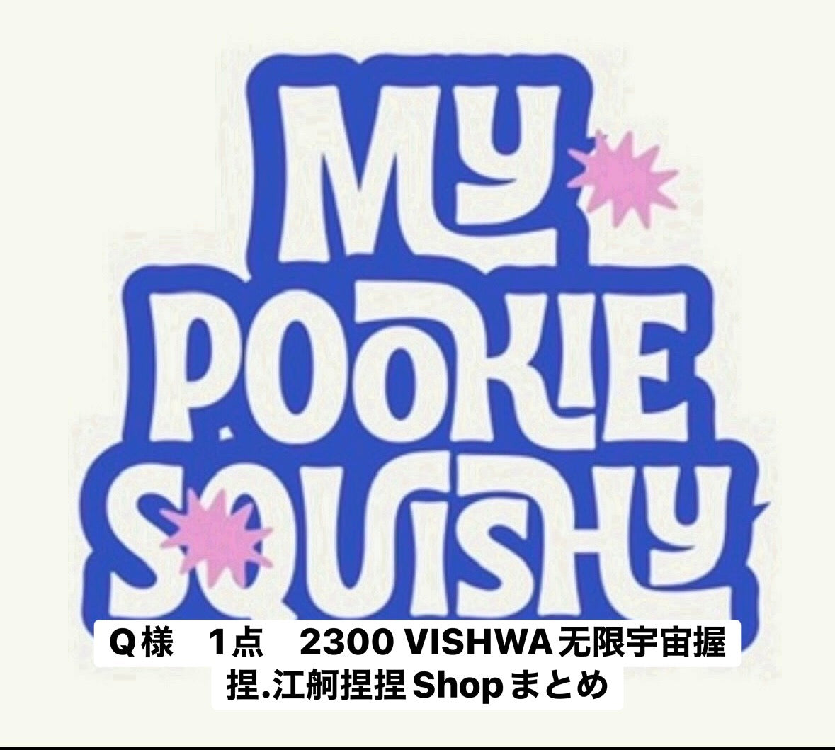 Q様　1点　2300 VISHWA无限宇宙握
捏.江舸捏捏Shopまとめ