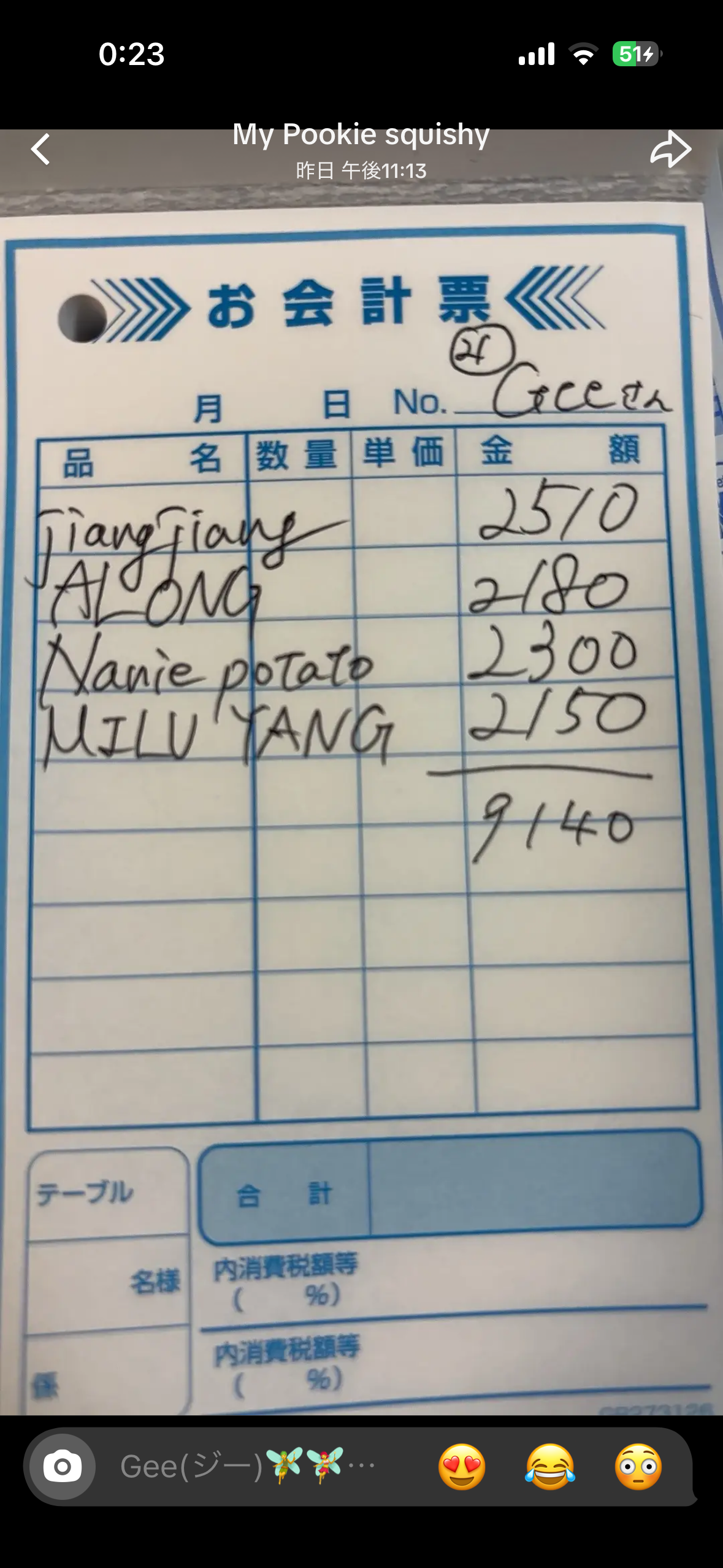 29.21 Gee様専用ページ