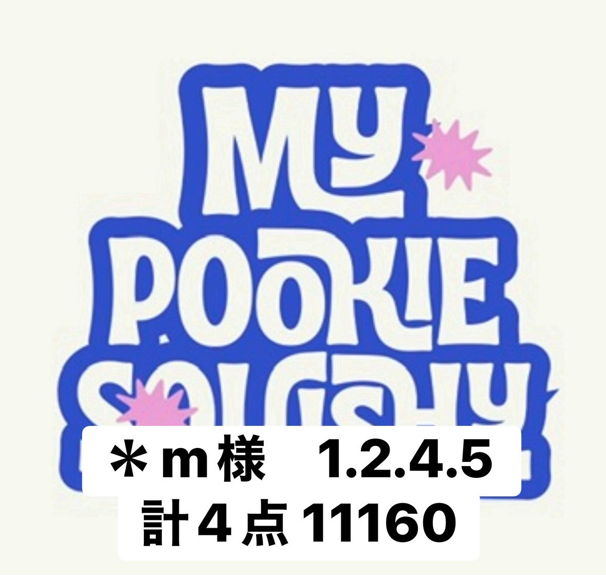 ＊m様　1.2.4.5 計4点 11160