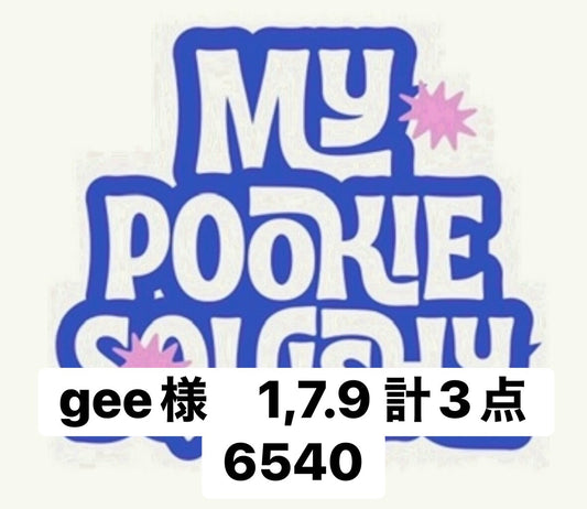 gee様　1,7.9 計3点 6540