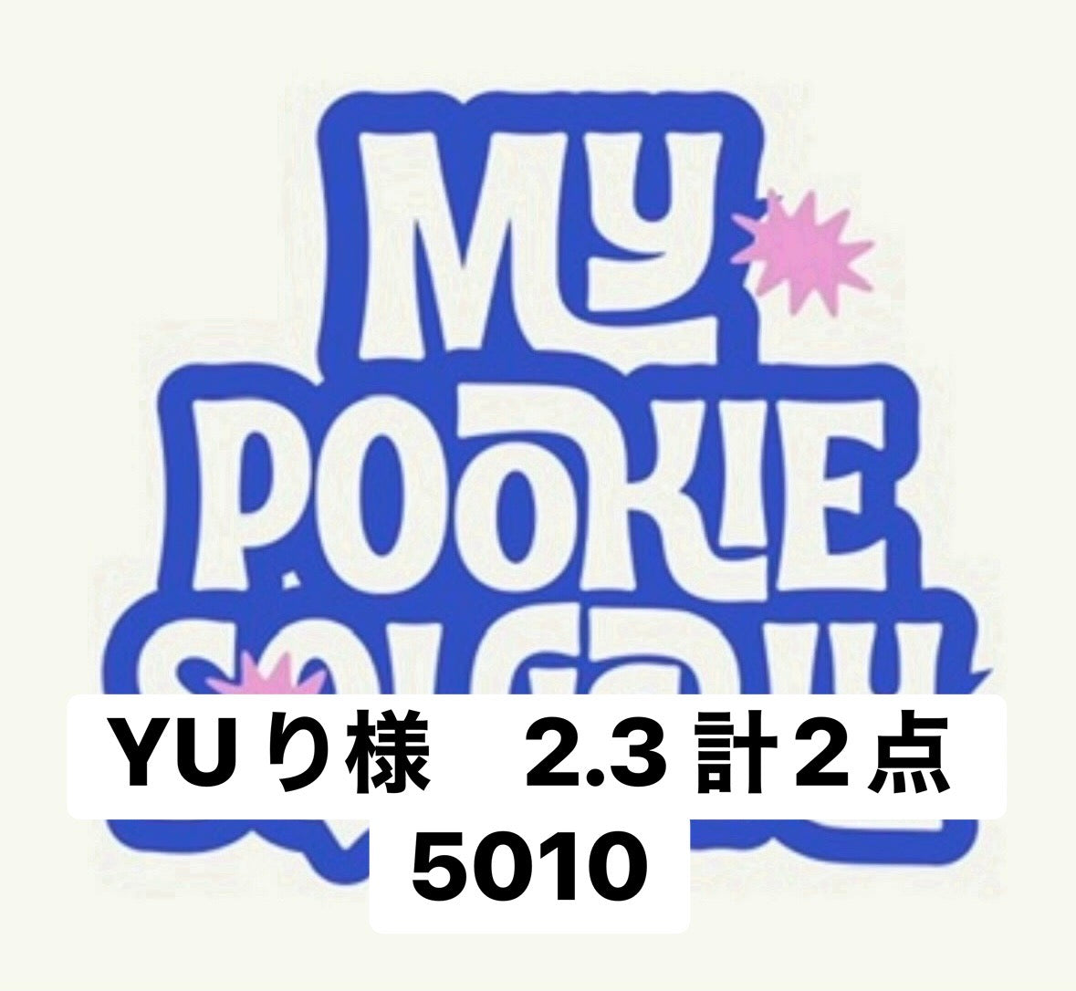 YUり様　2.3 計2点　5010