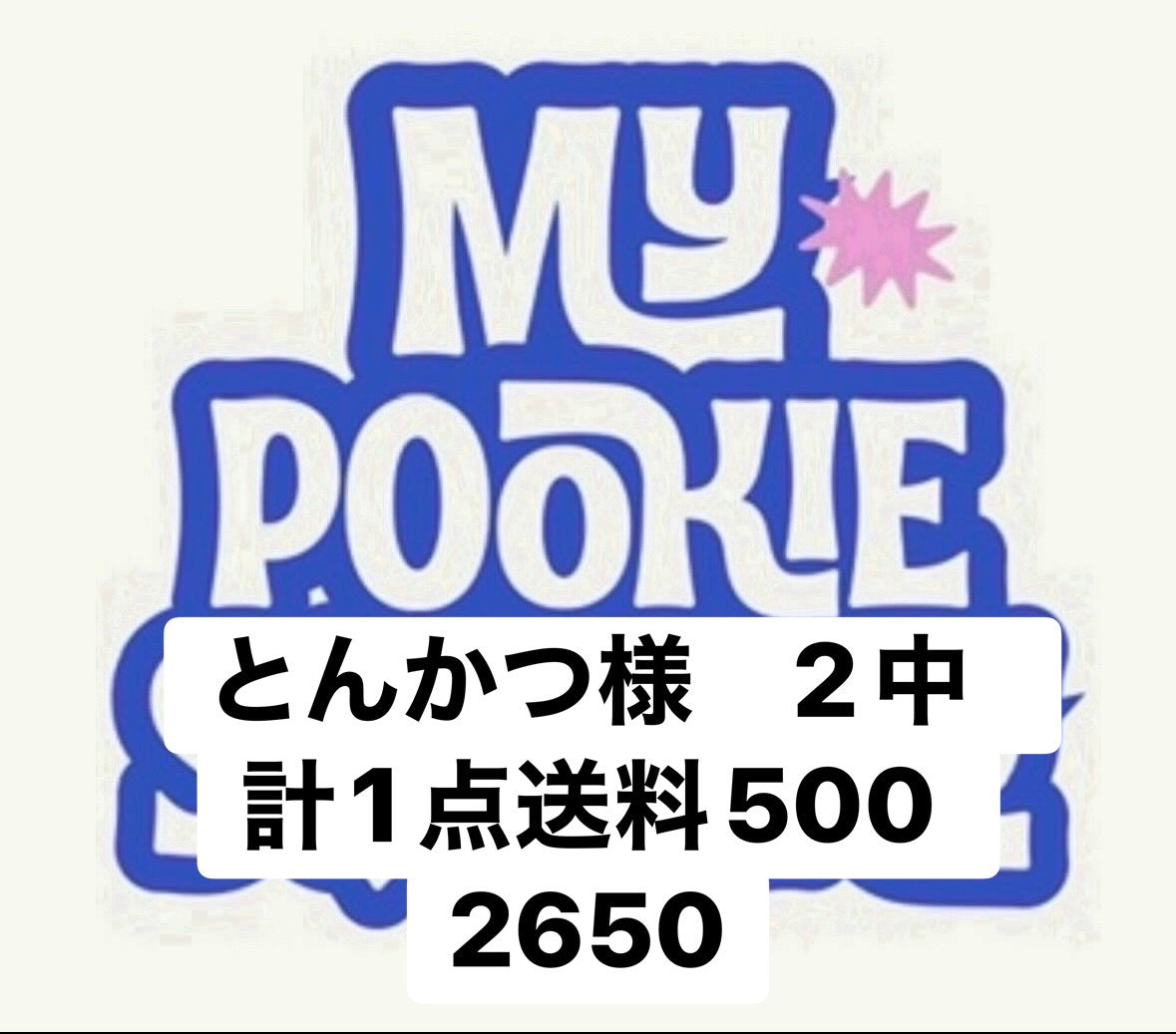 とんかつ様　2中　計1点送料500 2650